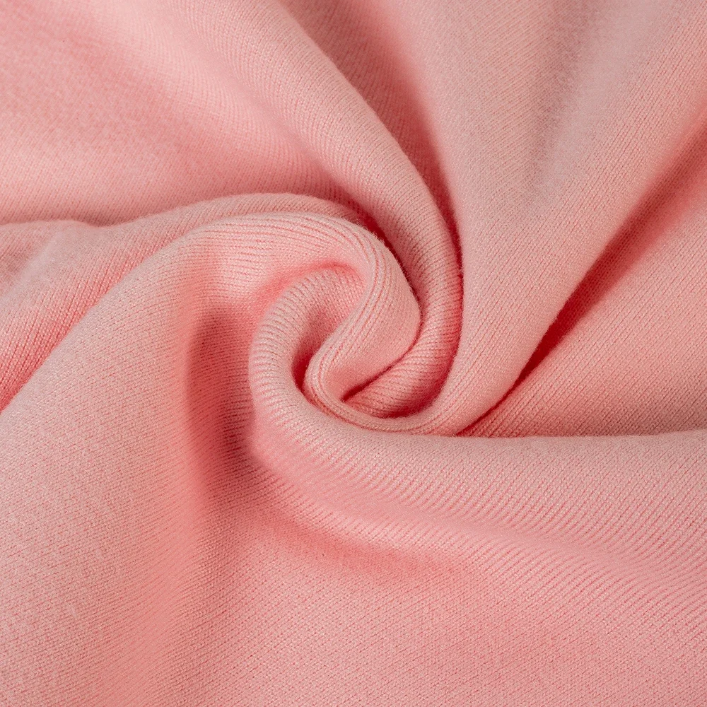 New Autumn And Winter Girls' Long Sleeved Warm Belt With Ruffle Edge Soft Children's Fashionable Solid Color Casual Top - Image 3