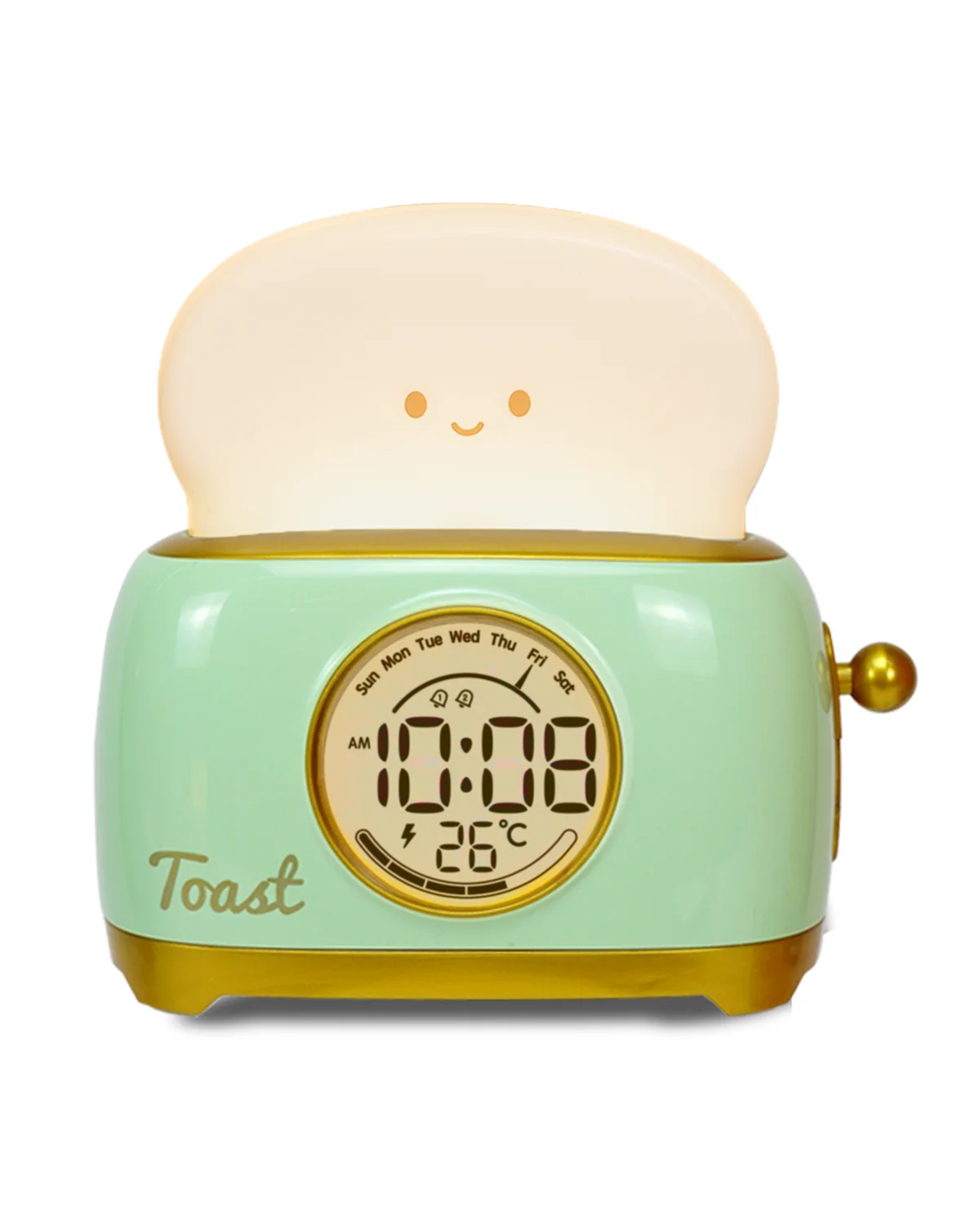 Kid Alarm Clock LED Night Light Digital Clock Children's Sleep Trainier For Home Bedroom Bedside Cute Temperature Display Reloj - Image 6
