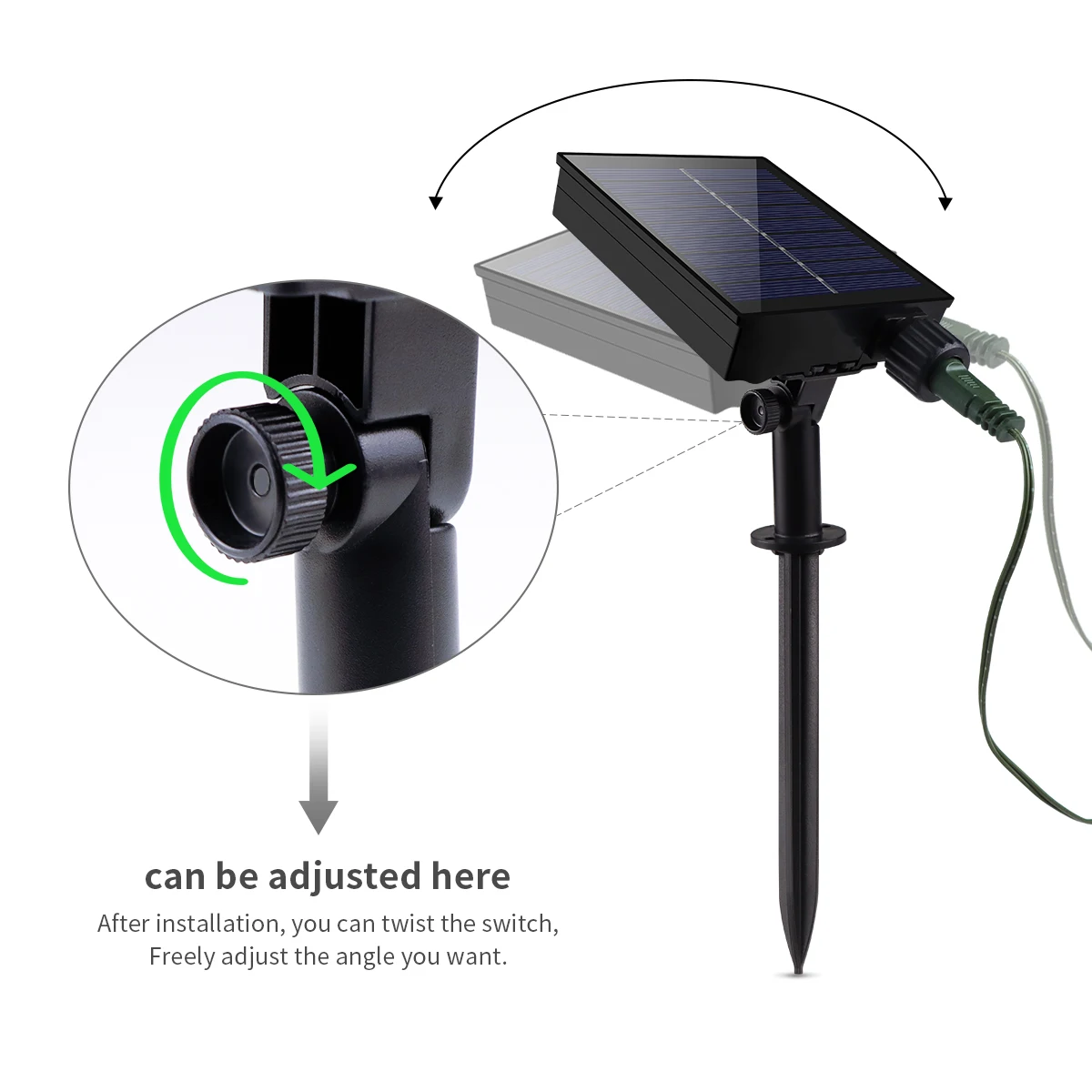 Leather LED Solar String Fairy Lights 100M Christmas Lights Waterproof Outdoor Garland High-Power Solar Lamp For Garden Decor - Image 2