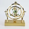 Celestial Orbit Pendulum Perpetual Motion Machine, Kinetic Art Desk Decor, Astronomy Model for Home Office, Rotating Sculpture
