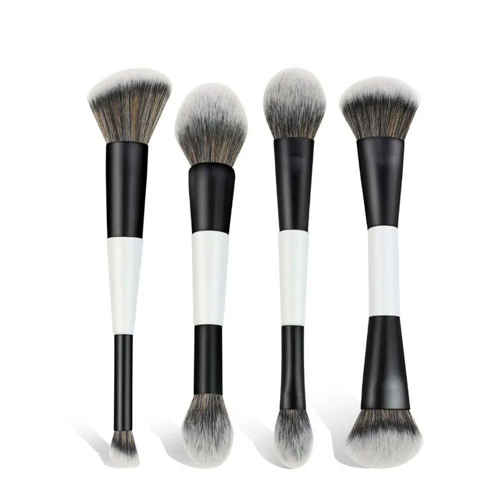 Dual-Ended F4 Contour Face Brush Multi-purpose High Coverage Eyeshadow Concealer Brushes Cosmetic Beauty Makeup Brushes - Image 3