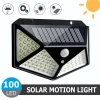 Multifunctional Solar Lamp Outdoor Garden Decoration Solar LED Light Waterproof Sunlight Powered Spotlight with Motion Sensor