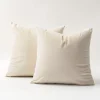 White Velvet Soft Cushion Cover 45x45cm Lumbar Pillow Case for Living Room Sofa Decoration Nordic Home Decor Throw Pillow Cover