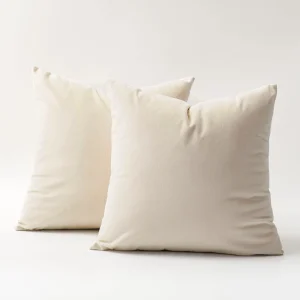 White Velvet Soft Cushion Cover 45x45cm Lumbar Pillow Case for Living Room Sofa Decoration Nordic Home Decor Throw Pillow Cover