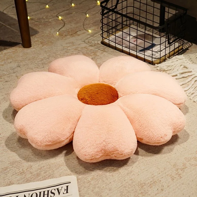 60cm Petal Plush Seat Cushion Comfortable Chair Pad for Long Sitting Home Office - Image 4