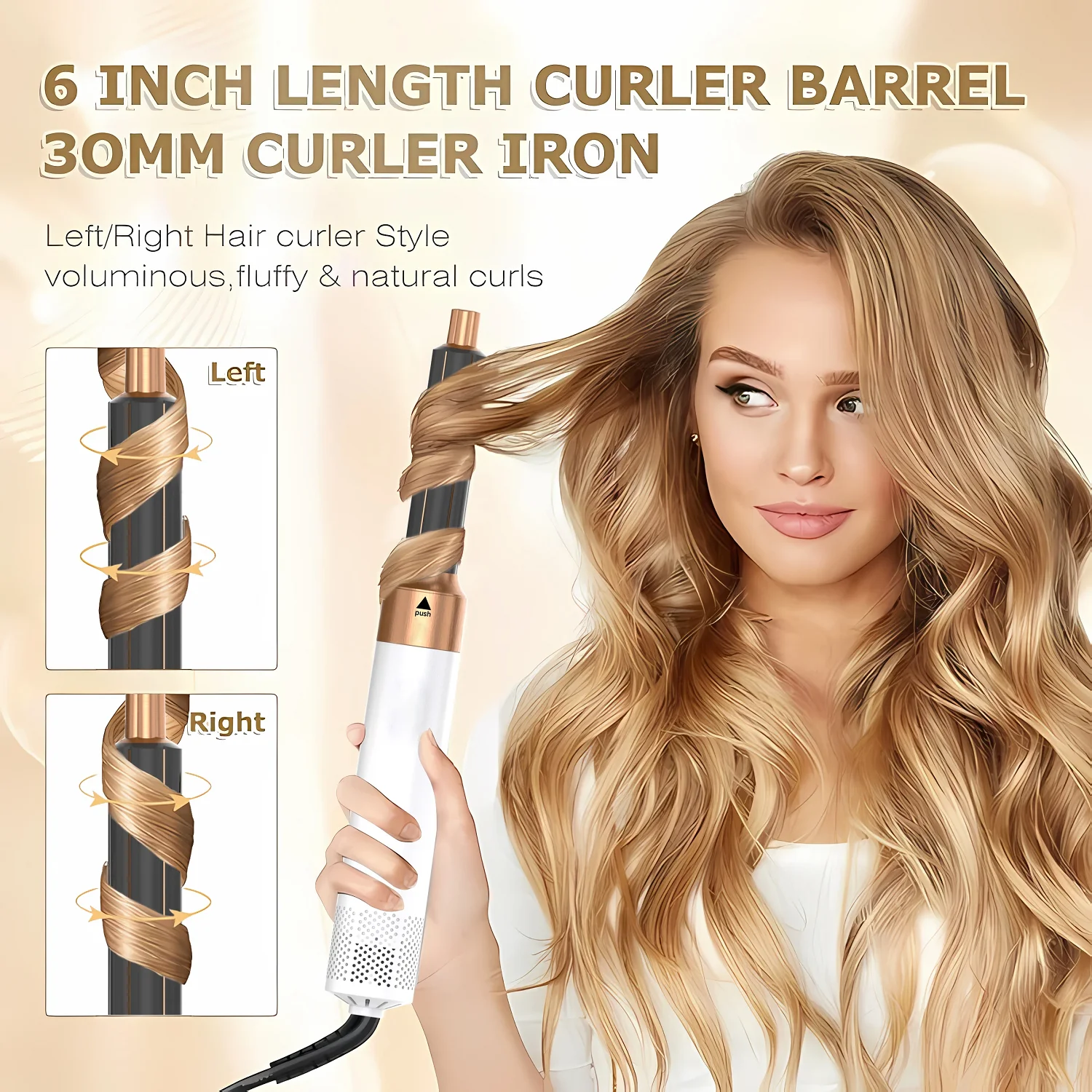 Professional 5-In-1 Hair Dryer Curling Iron Hot Air Comb Dyso Air Bag Hair Dryer Styling Tool Straightener Hairdressing Tool - Image 4