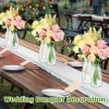 DIY Floral Arrangements Plastic Transparent Vase for Home Decor Event Decor Table Centerpieces Weddings And Parties