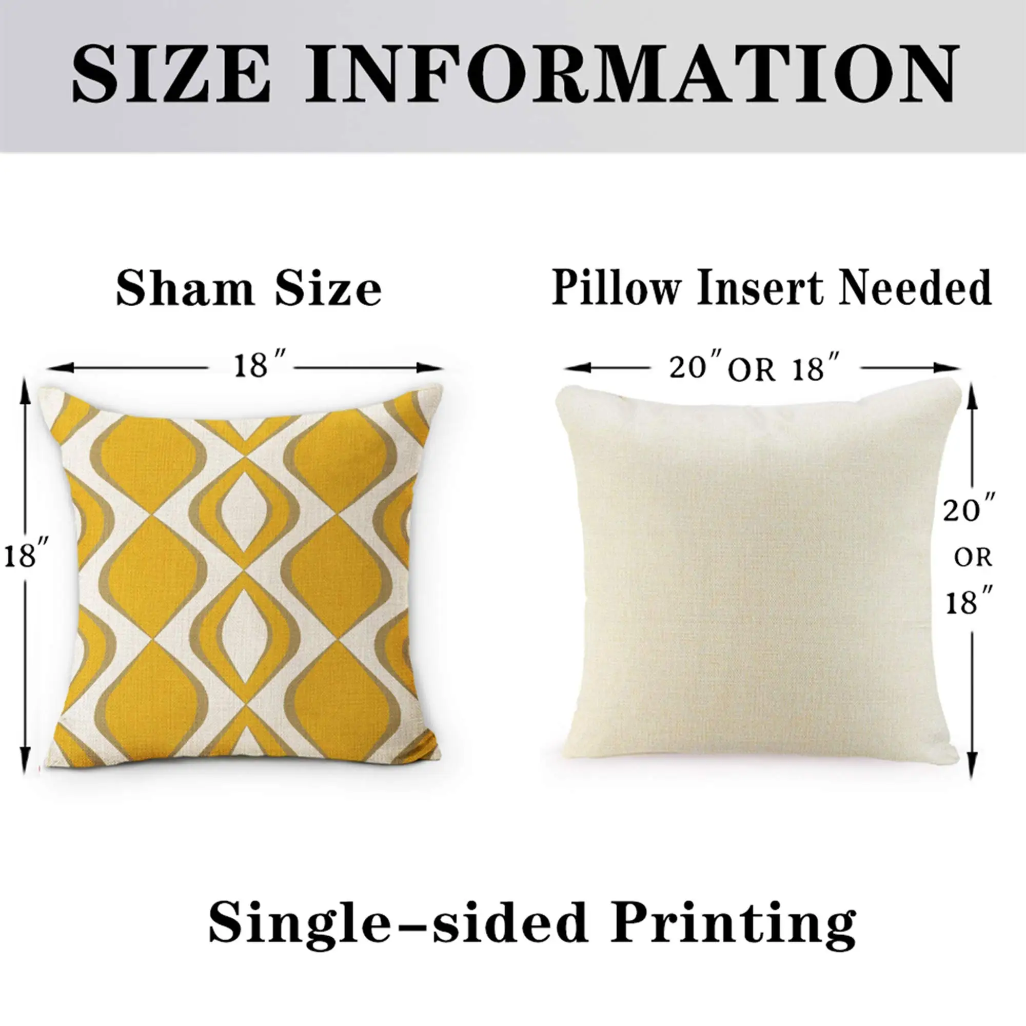Yellow geometric petal linen pillowcase sofa cushion cover home decoration can be customized for you 40x40 45x45 50x50 60x60 - Image 2