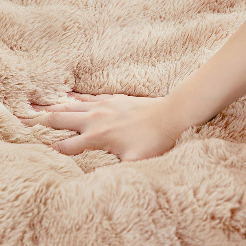 Soft Plush Dog Bed Sofa Winter Warm Pet Sleeping Mat for Small Medium Dogs Cats Removable Puppy Bed Luxury Cozy Cat Sleeping Bed - Image 5