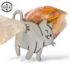 2pcs 3D Cat Butt Bread Bag Clip Snack Bag Sealing Clip Novelty Kitchen Gadget Food Storage Bag Clip For Cat Lovers