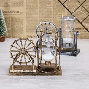 Creative Student Gift Retro Ferris Wheel Quicksand Hourglass Ornaments Domestic Ornaments Crafts