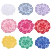 Modern Lace Table Place Mat Dish Round Glass Pad Cloth Crochet Drink Placemat Cup Mug Tea Coaster Handmade Doily Kitchen
