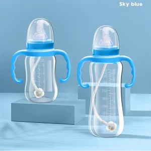 0-3 years old baby standard caliber pp baby bottle newborn with hand-held plastic baby bottle baby feeding bottle