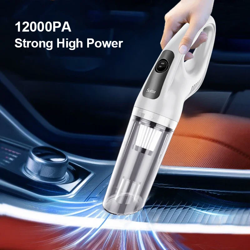 Portable Handheld Vacuum Cleaner Household Rechargeable High Power Vacuum Cleaners For Car Home - Image 3