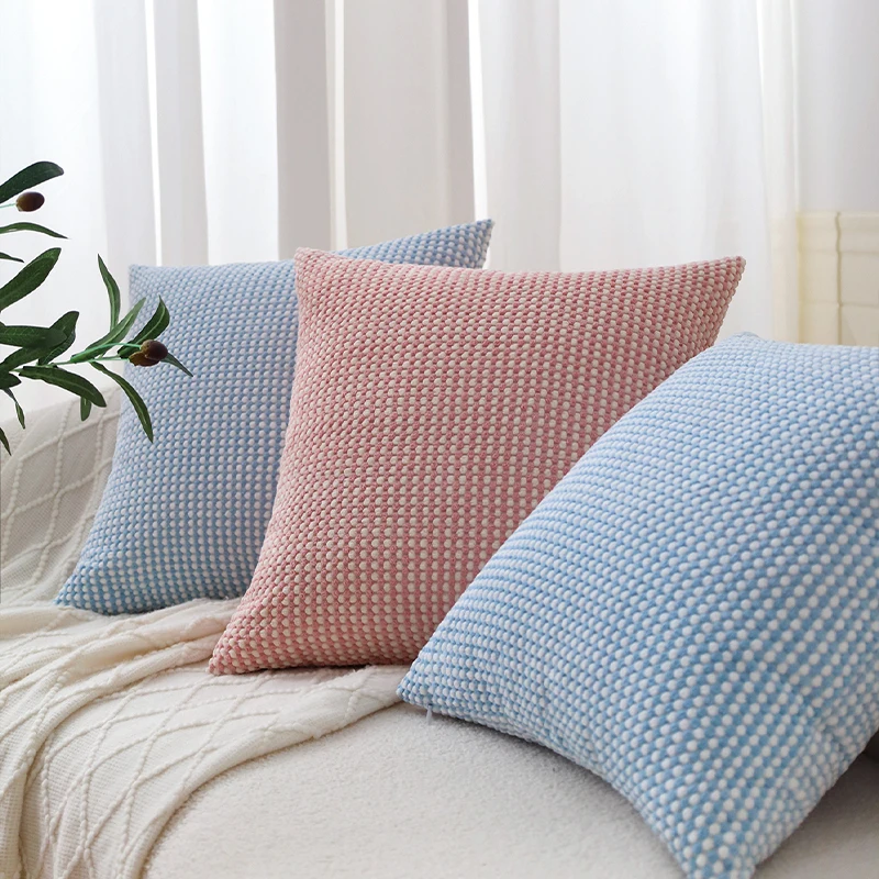 Soft Corduroy Cushion Cover For Sofa Living Room Decorative Pillowcase Simple Plain Funda Cojin Home Decor Throw Pillow Cover - Image 4