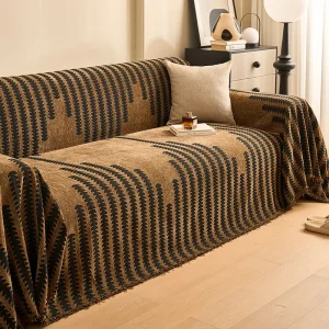 Home Sofa Cover Living Room Sofas Knitted Blanket Cover Furniture Cover Prevent Cat Scratch Blanket 3 Seater Sofa Cover Full Set