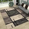 Modern Stripe Pattern Rug for Living Room Home Bedroom Decor Carpet Easy Cleaning Lounge Sofa Side Floor Mat Coffee Table Rug