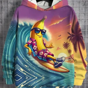Novelty Banana 3D Print Hoodies Men Women Fashion Casual Sweatshirt Oversized Hoodie Pullovers Tracksuit Clothing