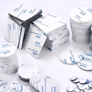 30pcs Square Round Double Sided EVA Foam Pads Self Adhesive Foam Strong Sticky Pad For Home Office Decor Sponge Mounting Wall