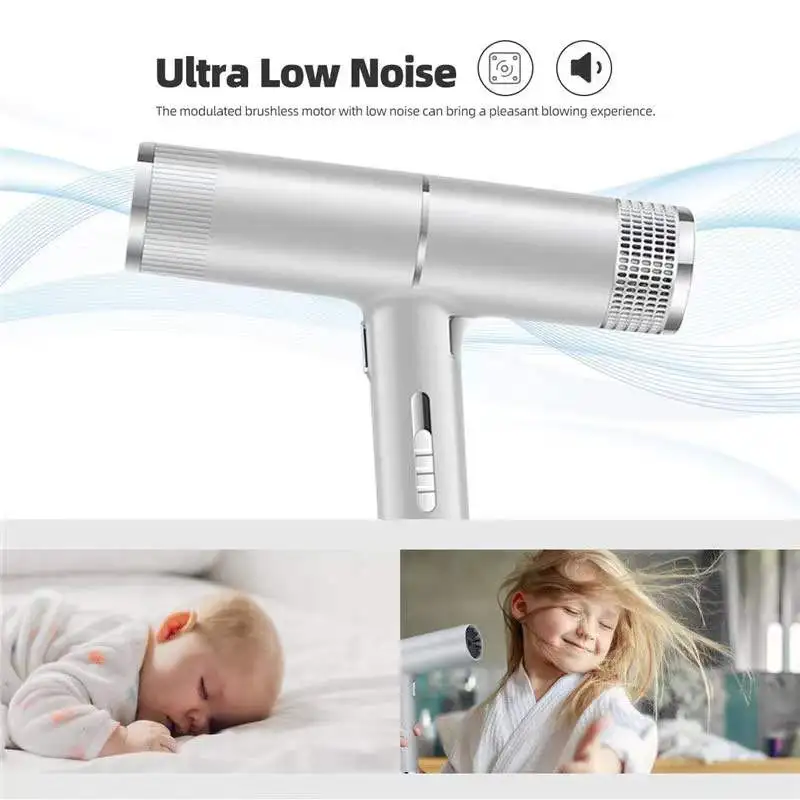 Professional Hair Dryer Infrared Negative Ionic Blow Dryer Hot Cold Wind Salon Hair Styler Tool Hair Blower Electric Blow Drier - Image 2