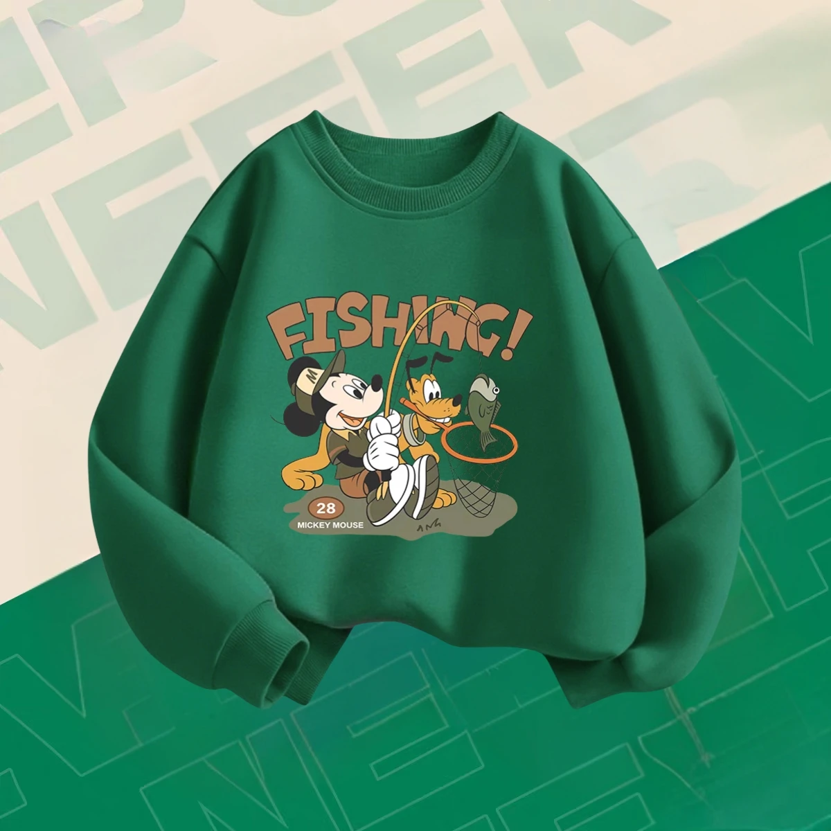 Mickey Print Children's Hoodie Long Sleeved Tops Spring/fall Kids Clothing Boutique Fashion Baby Girl Boy Casual Sweatshirts - Image 6