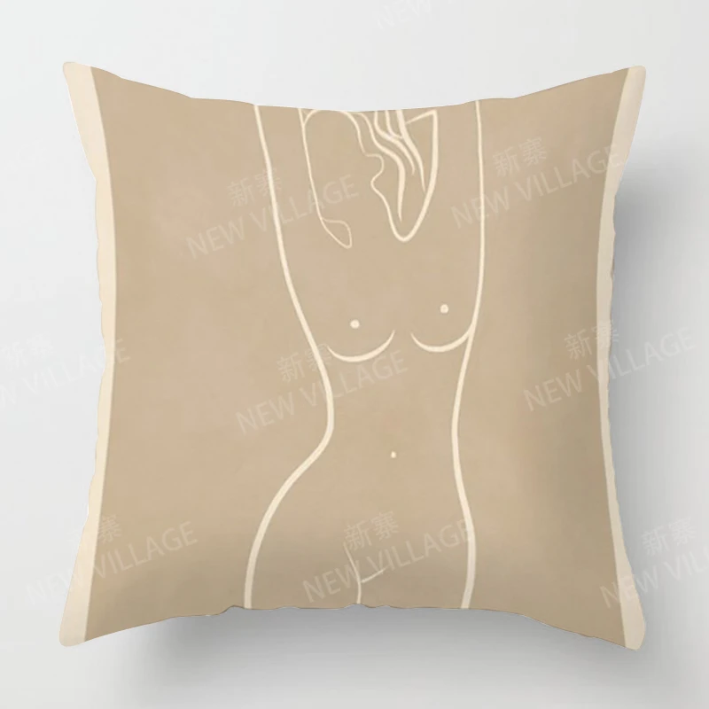 Nordic Morandi Home Decoration Autumn Decoration Pillowcase Sofa Cushion Cover 45x45cm 45*45 50x50 60x60cm 40x40 35x35 Hall - Image 5