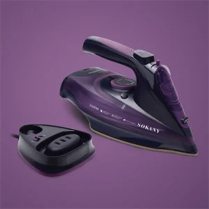 SONAKY 2 In 1 Cordless Steam Iron with Ceramic Soleplate and Variable Steam Function