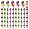 10/20/30pcs Mini Jesus Statue Set Multicolor Jesus Figurines for Baptism Favors Christmas Easter Party Decoration Table Ornament