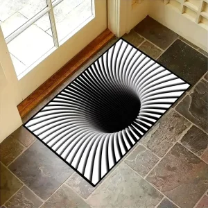 VIKAM Abstract 3D Honeycomb Structure Area Rug Soft Rug Non-Slip Floor Mat Carpet for Bedroom Living Room Home Decoration
