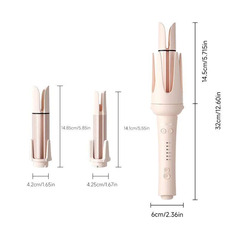 Automatic Hair Curler Negative Ion Ceramic Curling Iron - 40mm Large Wave Perm for Home Use, Lazy Person Electric Curling Wand - Image 6