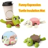 Turtle Cup Mat Kettle Tea Coaster Plastic Creative Funny Expression Coffee Mug Holder Tableware Anti-scald Table Ornament