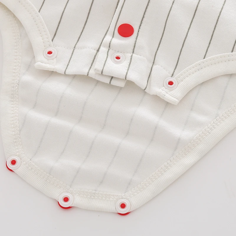 Newborn jumpsuit, summer short-sleeved harem, boy baby romper, jumpsuit, casual thin breathable trendy uniform - Image 5