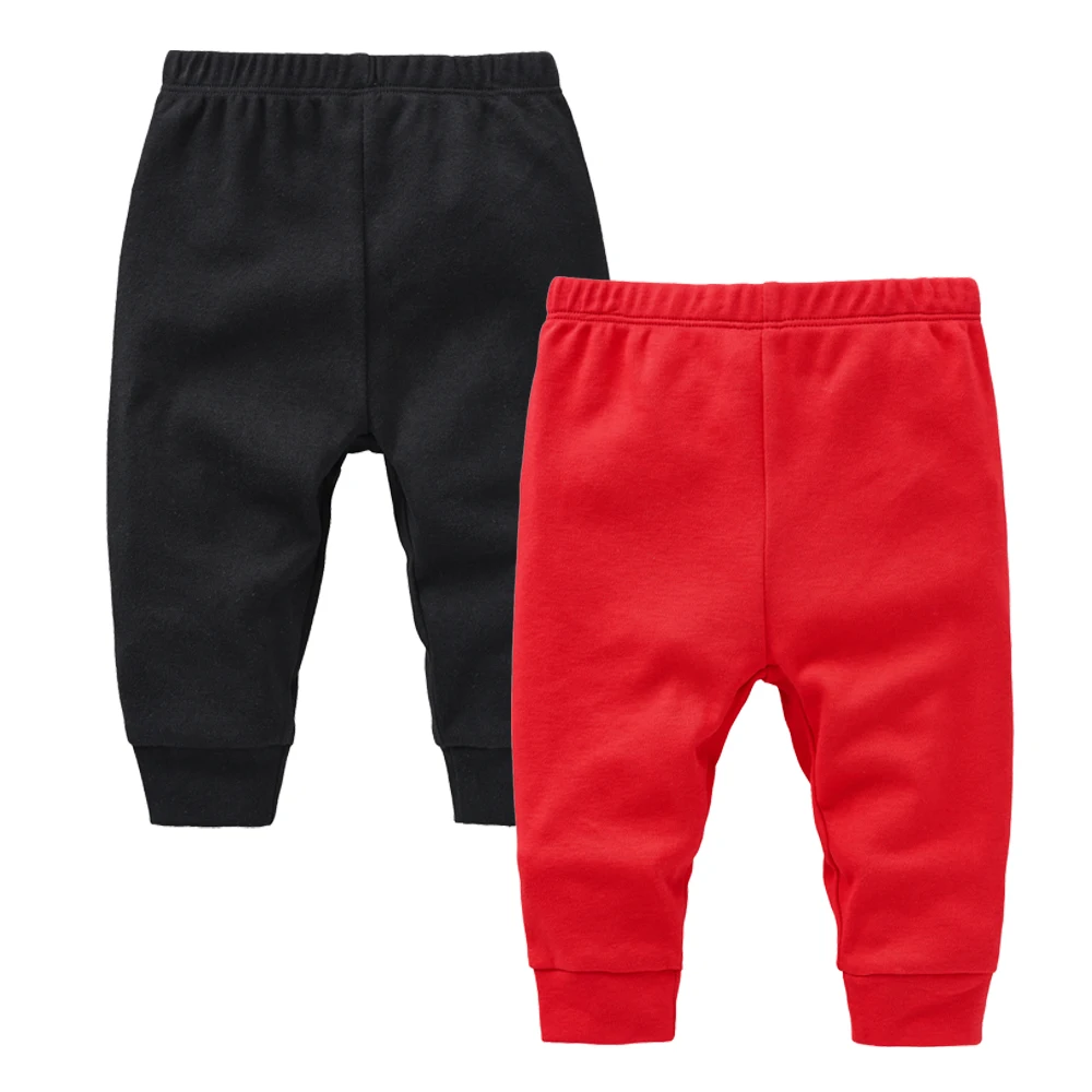 2 Pcs/lot Newborn Baby Boys Girls Long Pants 0-12 Months Solid Blue Design 100% Cotton Infant Trousers - Image 5