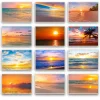 Sunsets Natural Sea Beach Landscape Poster and Prints Wall Art Picture canvas Painting Wall Art for Living Room Home Decoration