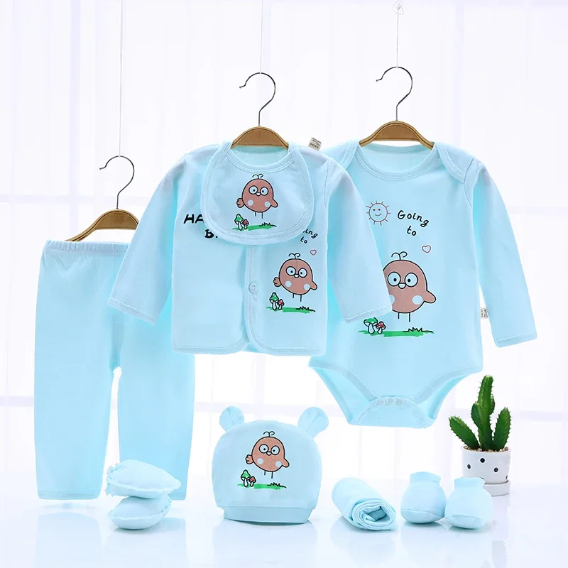0-3months Cotton Set 10 Pcs/set Girl Boy Clothes Suits for Baby Infant soft safe - Image 3