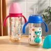 240 ml Baby Water Bottle Baby Feeding Cup with Straw Children's Learning Mug Children's Training Drinking Mug BPA-Free