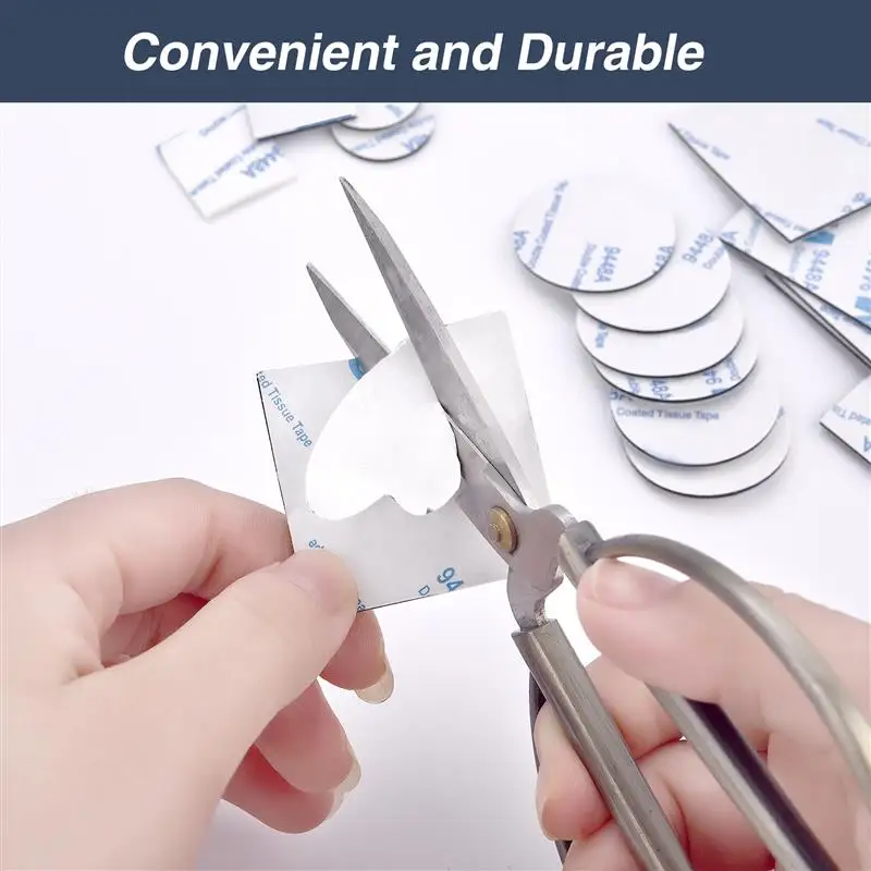 30PCS Double-Sided Adhesive Foam Tape High Viscosity Die Waterproof Foam Tape Circular Square Strong Adhesive Tape - Image 5