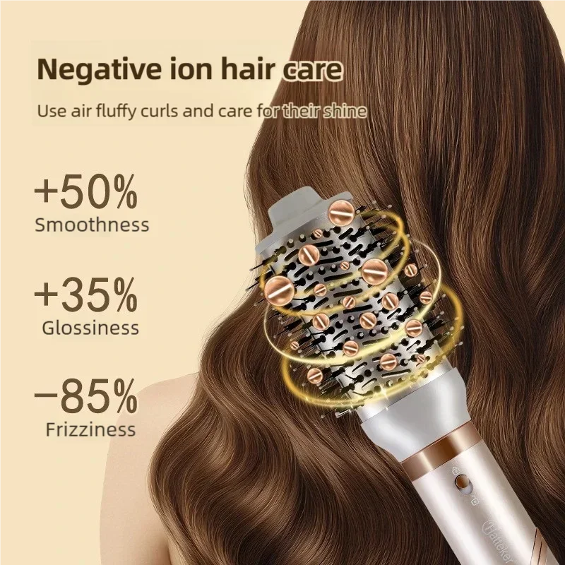 5 in 1 Multi-function hair dryer curling iron portable foldable hair dryer negative ion hair care curling iron styling set - Image 4