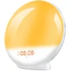 Sunrise Alarm Clock Wake Up Light Clock Sunrise/Sunset Simulation Digital Clock with Night Light FM Radio Desk Clocks