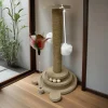 Pet Cat Toy Cat Turntable Funny Cat Stick Balls Durable Sisal Scratching Board Cat Supplies Cat Grab Column Pet Product