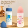 1pcs Painted cartoon baby baby anti-choking PP baby bottle for newborns suitable for 0-12 months baby bottle gift