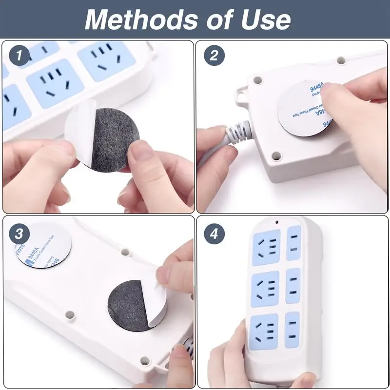 30PCS Double-Sided Adhesive Foam Tape High Viscosity Die Waterproof Foam Tape Circular Square Strong Adhesive Tape - Image 3