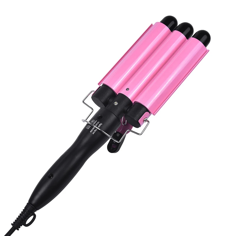 Professional Curling Ceramic Hair Curler Wave Waver Styling Tools Styler Wand Three Barrel Hair Curler Irons Automatic - Image 3