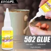 LOOLIFL 502 Super Glue Strong Bond for Shoes/Glass/Metal/Wood/Plastic,Ceramic Quick Dry Industrial Strength Instant Adhesive