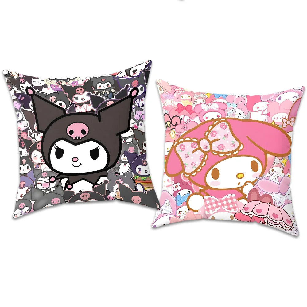 Pillows for Bedroom Bed Cushion Cover 45x45 Home Decor Sanrio Pillowcase Pillow Case Room Decorating Items Sofa Cushions Covers - Image 3