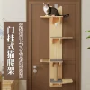 New In Stock Sell Well Solid Wood Hanging Door Cat Climbing Frame Cat Climbing Column Cat Grinding Claw Cat Jumping Platform