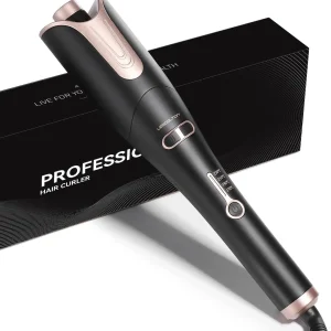 LESCOLTON Automatic Curling Iron Innovative Large Curl Professional Hair Curler Automatic Curling Hair Styling Tool for All Ages