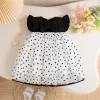 (0-3 Year Old Baby Girl Princess Dress) Summer New Sweet Bow Love Chiffon Children'S Sleeveless Clothes