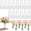 4/6/8/10 pieces plastic striped vases, suitable for table decoration, wedding, home, table decoration, dinner party