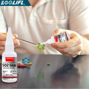 502 Super Glue, Strong Adhesive, Instant Bonding Force: 1-5 Per Tube, 20 Grams Each, Fast Bonding, Bonds Surfaces in Seconds. Perfect for Emergency Repairs at Home, in the Workshop, or on the Go.